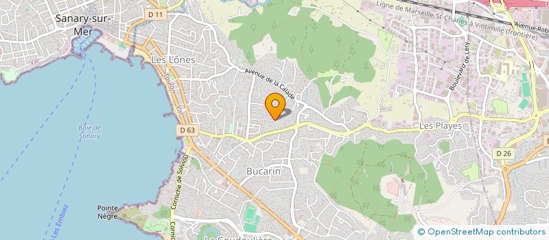 localisation de l'entreprise MADAME JUSTINE CEJUDO  SIX-FOURS-LES-PLAGES