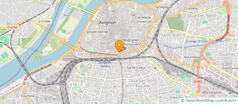 localisation de l'entreprise MADAME JUSTINE CERESOLI  AVIGNON