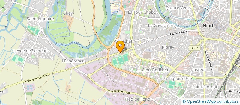 localisation de l'entreprise MADAME JUSTINE CHABOT à NIORT