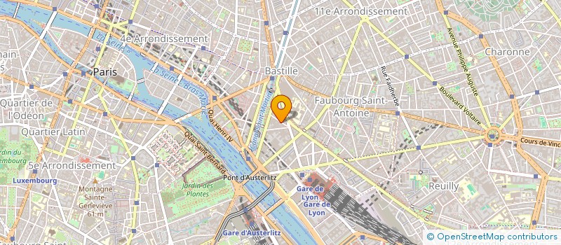 localisation de l'entreprise MADAME JUSTINE CHAGNAUD  PARIS