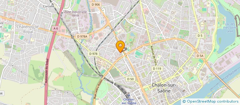 localisation de l'entreprise MADAME JUSTINE CHAMPY  CHALON-SUR-SAONE