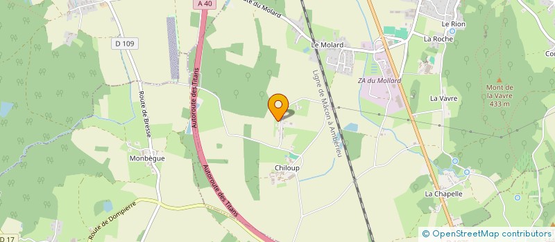 localisation de l'entreprise MADAME JUSTINE CHANEL  SAINT-MARTIN-DU-MONT