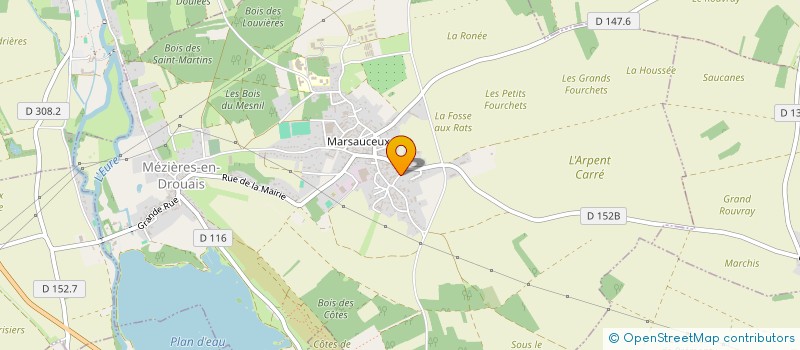 localisation de l'entreprise MADAME JUSTINE CHAPPE à MEZIERES-EN-DROUAIS