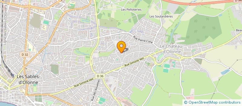 localisation de l'entreprise MADAME JUSTINE CHARRIER à LES SABLES D'OLONNE