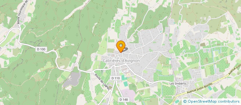 localisation de l'entreprise MADAME JUSTINE CHAUVIN  CABRIERES-D AVIGNON