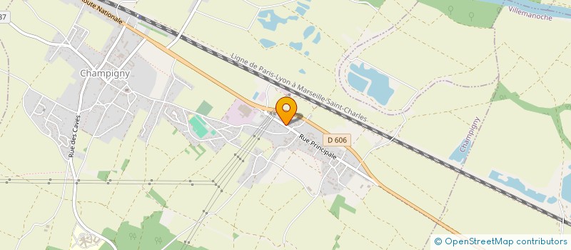 localisation de l'entreprise MADAME JUSTINE CHAVENEAU  CHAMPIGNY