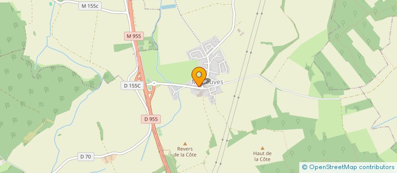 localisation de l'entreprise MADAME JUSTINE CHIAPELLO  MECLEUVES