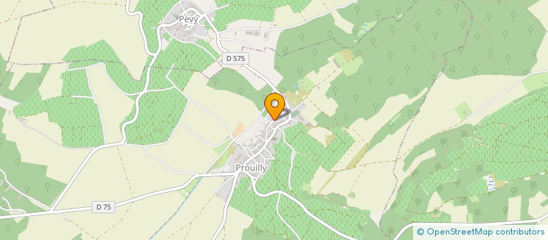 localisation de l'entreprise MADAME JUSTINE CHINCHILLA  PROUILLY