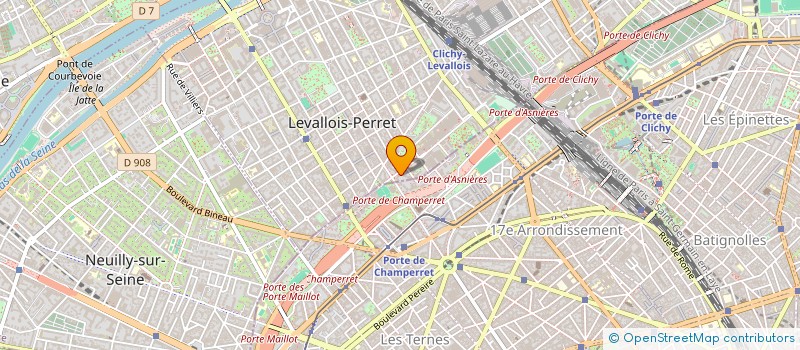 localisation de l'entreprise MADAME JUSTINE CHOLLEY à LEVALLOIS-PERRET