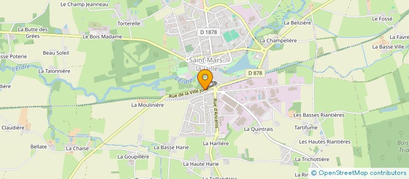 localisation de l'entreprise MADAME JUSTINE CHOQUET  VALLONS-DE-L'ERDRE