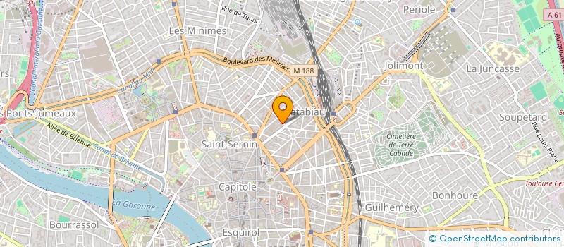 localisation de l'entreprise MADAME JUSTINE CHOUARD  TOULOUSE