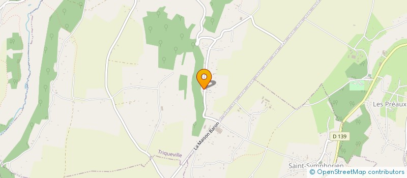 localisation de l'entreprise MADAME JUSTINE CHOUQUET  TRIQUEVILLE