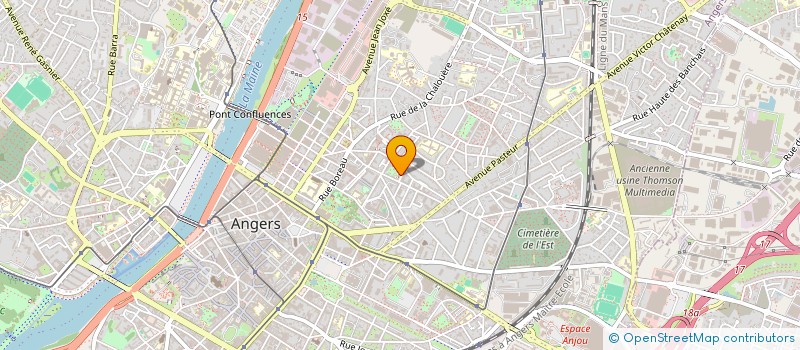 localisation de l'entreprise MADAME JUSTINE CIRET  ANGERS