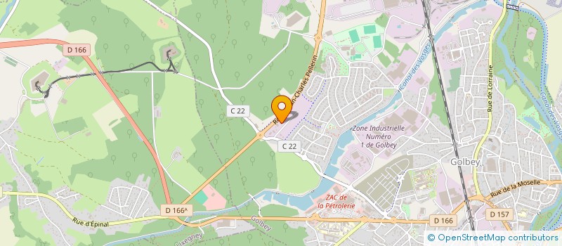 localisation de l'entreprise MADAME JUSTINE CLEMENT  GOLBEY