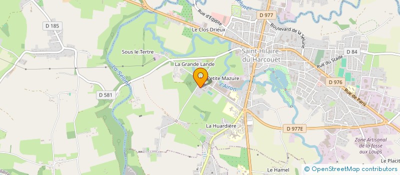 localisation de l'entreprise MADAME JUSTINE CLOUARD à SAINT-HILAIRE-DU-HARCOUET