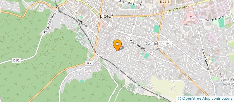 localisation de l'entreprise MADAME JUSTINE CLOUET  CAUDEBEC-LES-ELBEUF