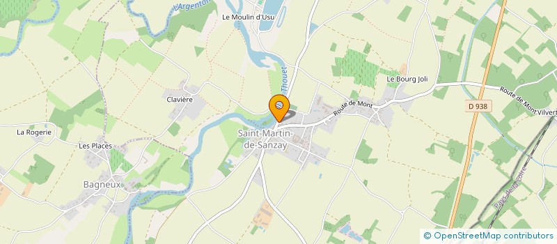 localisation de l'entreprise MADAME JUSTINE COIFFARD  SAINT-MARTIN-DE-SANZAY