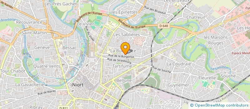 localisation de l'entreprise MADAME JUSTINE COLLADO-MATEOS à NIORT