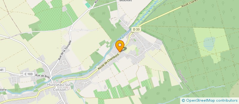 localisation de l'entreprise MADAME JUSTINE COLLETTE  HUISSEAU-SUR-COSSON