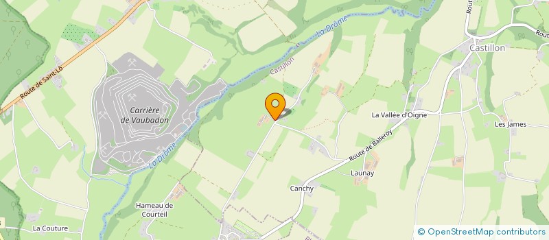 localisation de l'entreprise MADAME JUSTINE COLLEY  CASTILLON