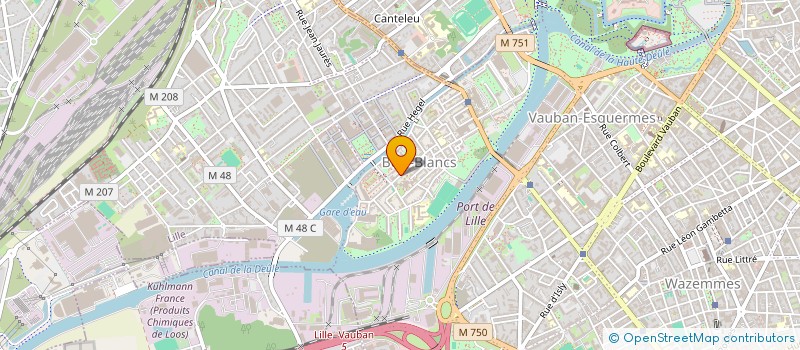 localisation de l'entreprise MADAME JUSTINE COLPAERT à LILLE