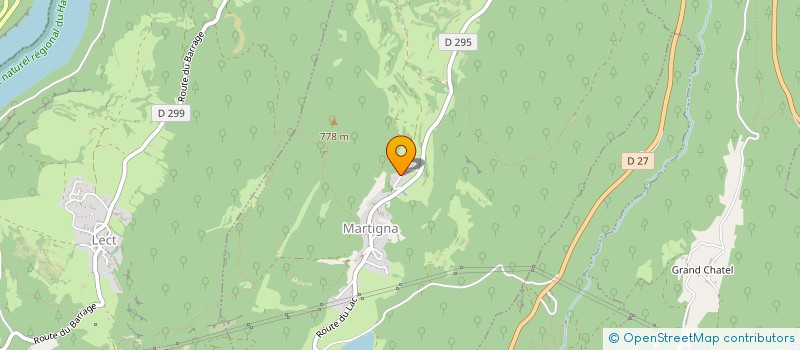 localisation de l'entreprise MADAME JUSTINE COMOY  SAINT-CLAUDE