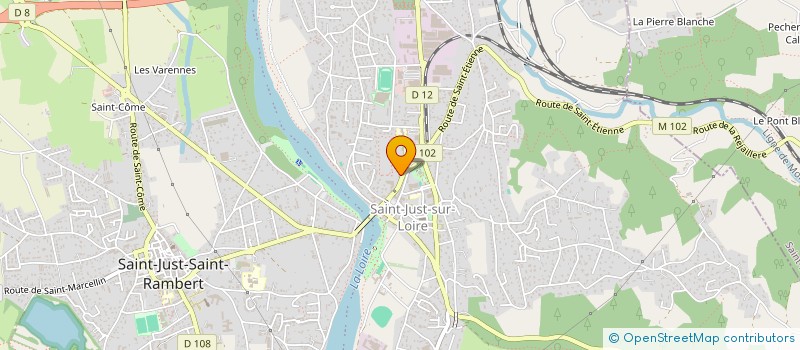 localisation de l'entreprise MADAME JUSTINE CONVERT  SAINT-JUST-SAINT-RAMBERT