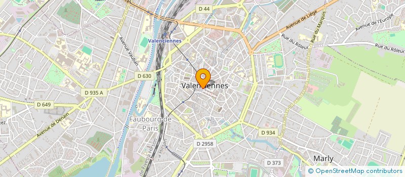 localisation de l'entreprise MADAME JUSTINE COPIN  VALENCIENNES