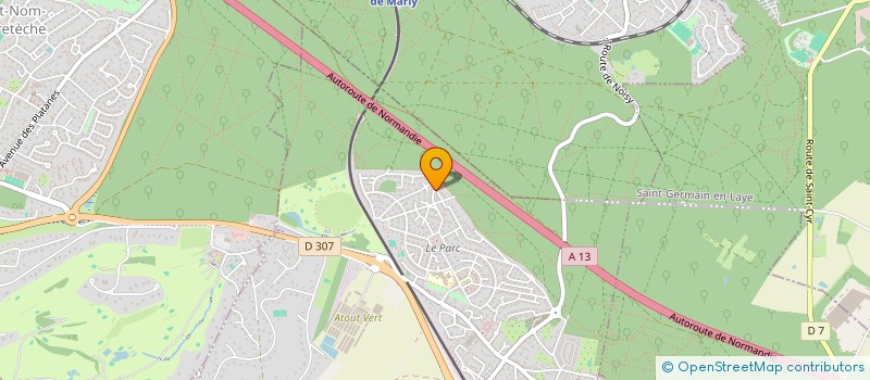 localisation de l'entreprise MADAME JUSTINE COQUEMON  NOISY-LE-ROI