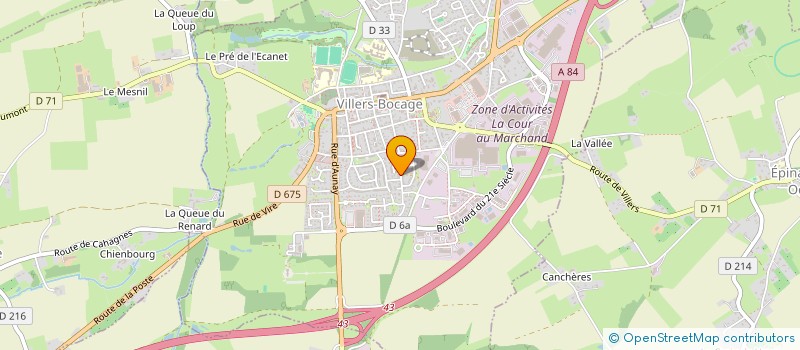 localisation de l'entreprise MADAME JUSTINE CORNU  VILLERS-BOCAGE