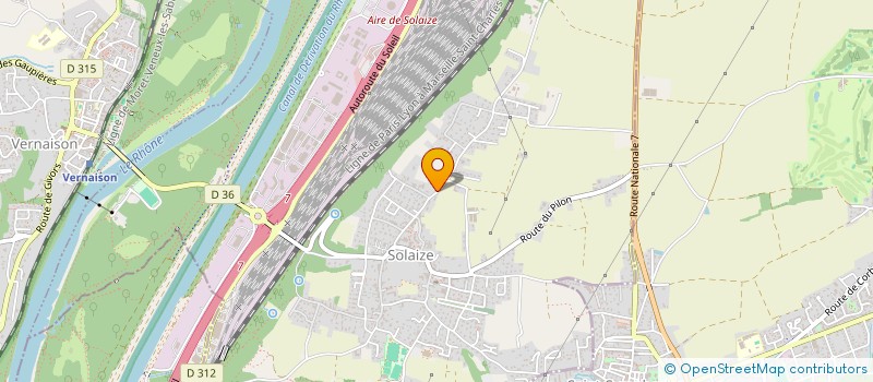 localisation de l'entreprise MADAME JUSTINE CORRAND  CHAPONNAY