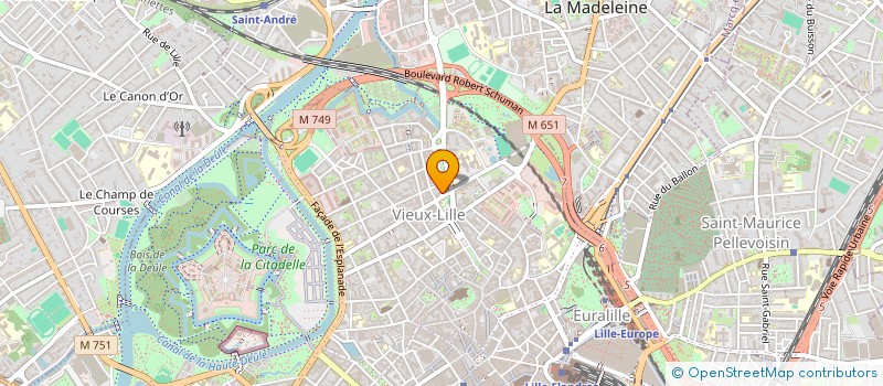 localisation de l'entreprise MADAME JUSTINE COSTERO-POURCHER à LILLE