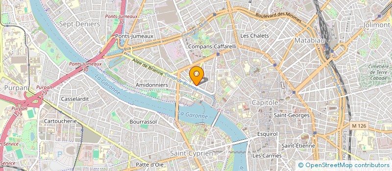 localisation de l'entreprise MADAME JUSTINE COUDE DU FORESTO  TOULOUSE