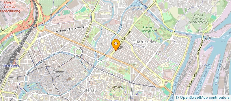 localisation de l'entreprise MADAME JUSTINE COURDEROT  STRASBOURG