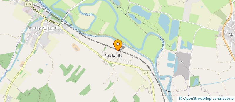 localisation de l'entreprise MADAME JUSTINE CUCHEVAL  REMILLY-AILLICOURT