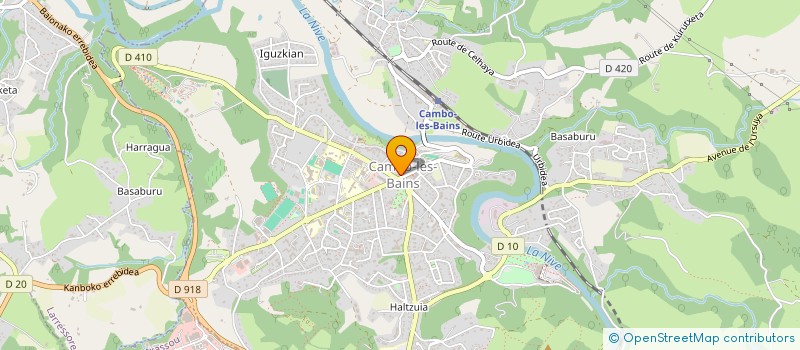 localisation de l'entreprise MADAME JUSTINE CUYAUBERE  CAMBO-LES-BAINS