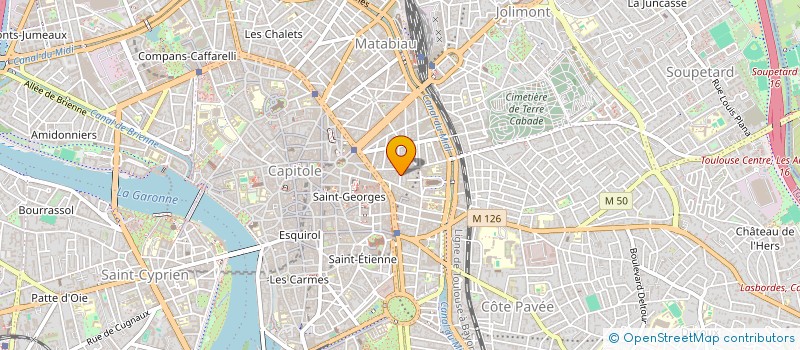 localisation de l'entreprise MADAME JUSTINE DA COSTA  TOULOUSE