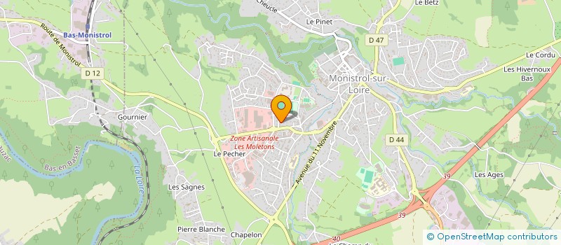 localisation de l'entreprise MADAME JUSTINE DA SILVA à MONISTROL-SUR-LOIRE