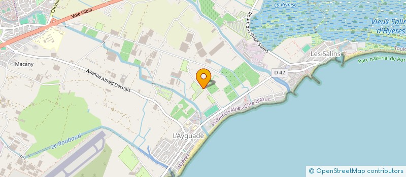 localisation de l'entreprise MADAME JUSTINE DACHICOURT  HYERES