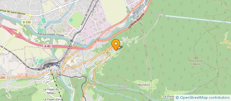 localisation de l'entreprise MADAME JUSTINE DAMERON  PASSY