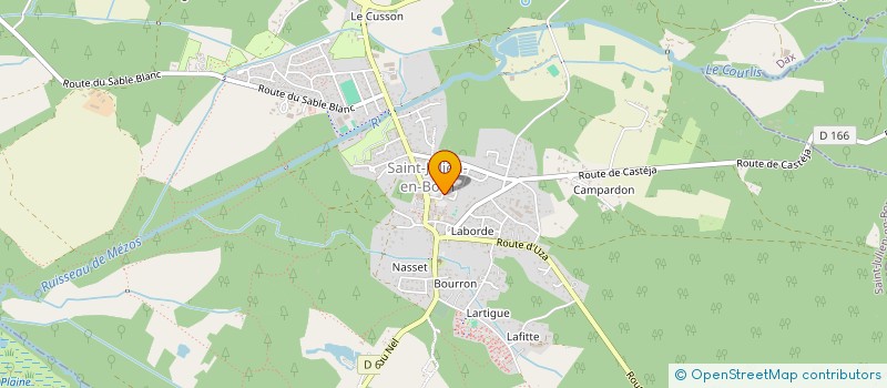 localisation de l'entreprise MADAME JUSTINE DARQUE  SAINT-JULIEN-EN-BORN