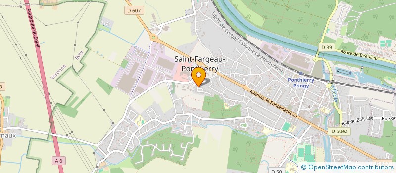 localisation de l'entreprise MADAME JUSTINE DAUDIN  SAINT-FARGEAU-PONTHIERRY