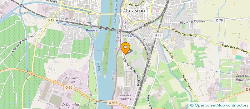 localisation de l'entreprise MADAME JUSTINE DE RIBIER  TARASCON