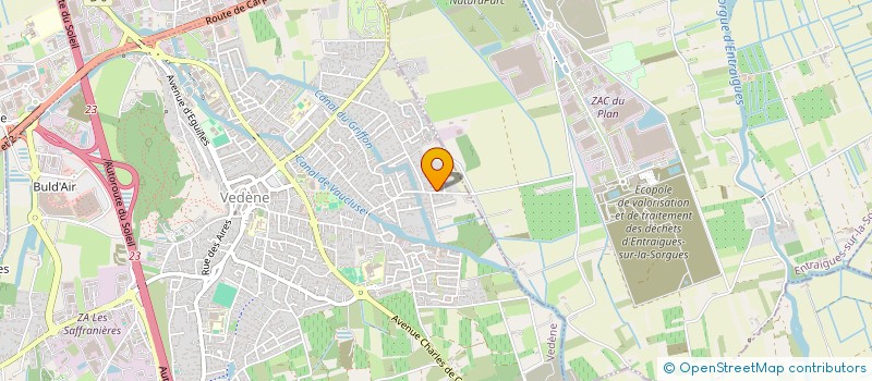 localisation de l'entreprise MADAME JUSTINE DE VILLELE  VEDENE