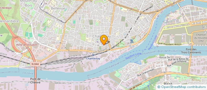 localisation de l'entreprise MADAME JUSTINE DECAUX à NANTES