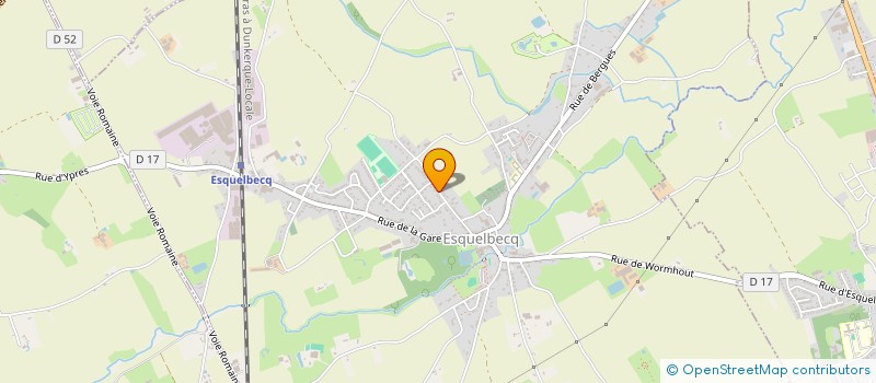 localisation de l'entreprise MADAME JUSTINE DEFRANCQ  ESQUELBECQ