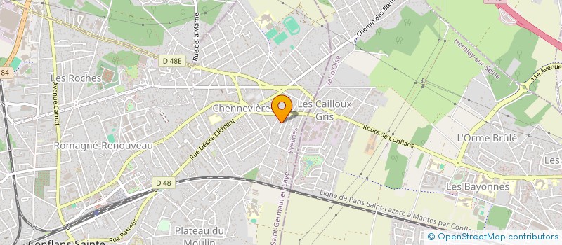localisation de l'entreprise MADAME JUSTINE DELANOY à CONFLANS-SAINTE-HONORINE