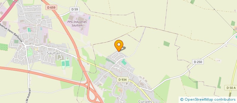 localisation de l'entreprise MADAME JUSTINE DELGRANGE  CURGIES