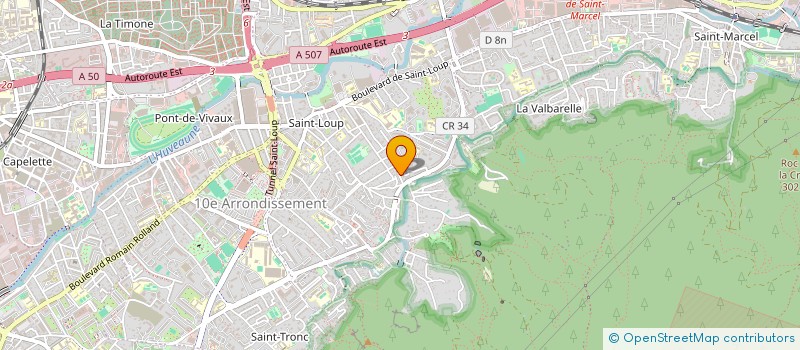 localisation de l'entreprise MADAME JUSTINE DELORME à MARSEILLE