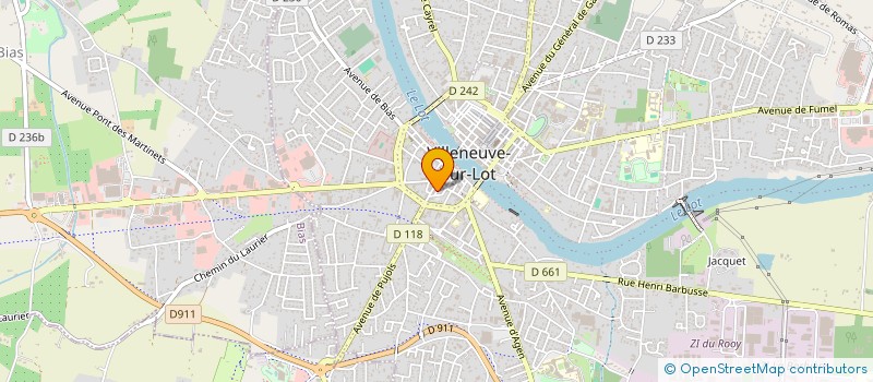 localisation de l'entreprise MADAME JUSTINE DELVALLEE à VILLENEUVE-SUR-LOT